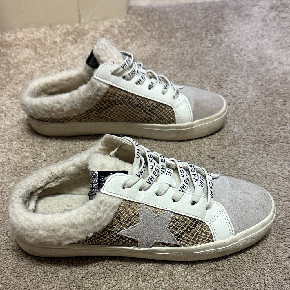 Vintage havannas slipper shoes fluffy inside